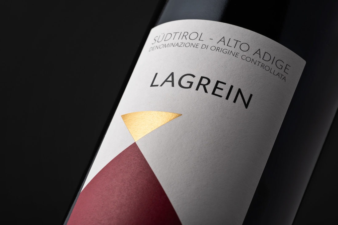 Foto etichetta vino Lagrein